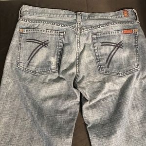 7 For All Mankind DOJO Wide-Leg  Size 32 USA MADE